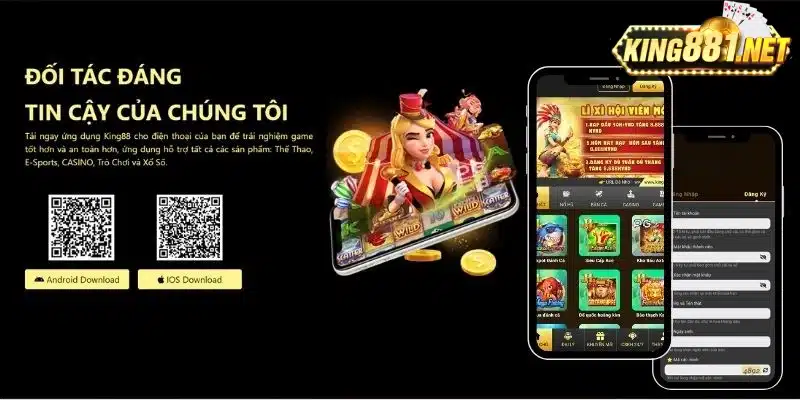 Cách tải app King88 cho Android