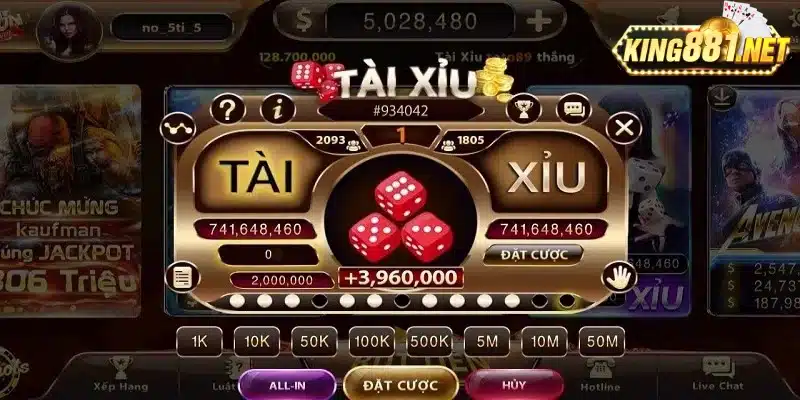 Sự tiện lợi của tài xỉu online tại King88