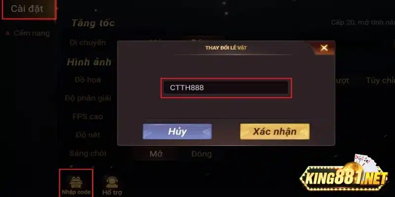 Tổng hợp thể loại tặng gift code