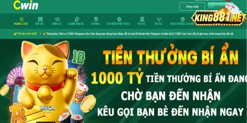 Top 4 nhà cái khuyến mãi 88k - Cwin